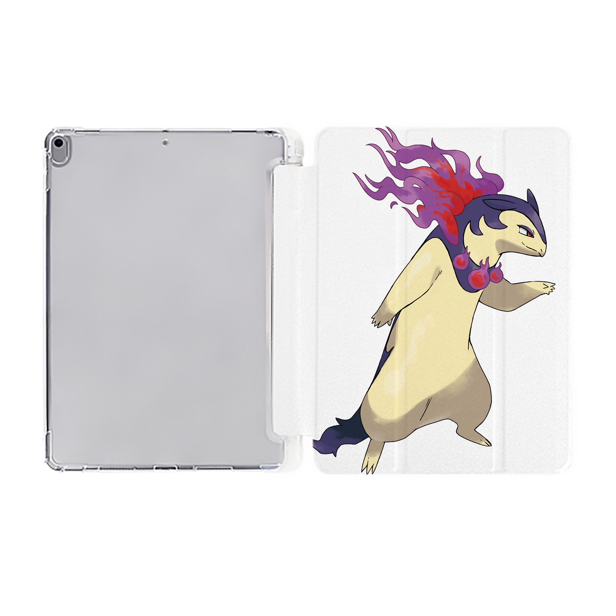 （画像用） ポケットモンスター Pokémon IPad ケース ペン収納付き 三つ折りスタンド PUレザー×シリコン 対応機種9.5/10.5/10.9インチ